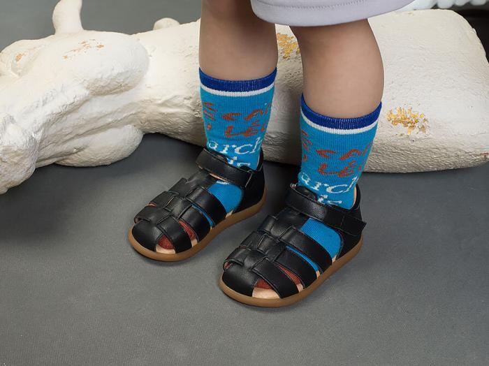 Little Blue Lamb, barefoot sandalky